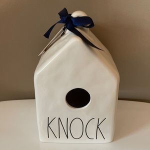 Rae Dunn - KNOCK - birdhouse